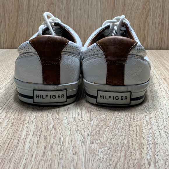 Tommy Hilfiger Mens Brown Lace Up Shoes Sz 9.5 - Picture 7 of 7